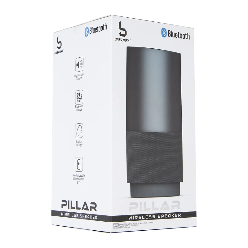 pillar metallic home bluetooth® speaker