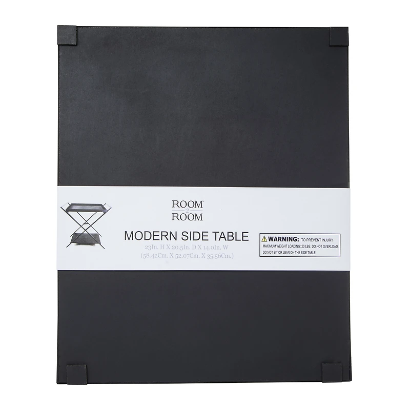 modern side table 20.5in x 23in