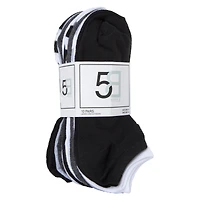 low-cut ankle socks 10-pack - solids & stripes