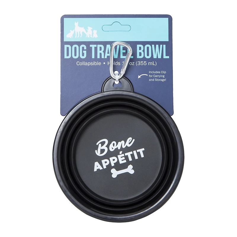 collapsible pet travel bowl 12oz