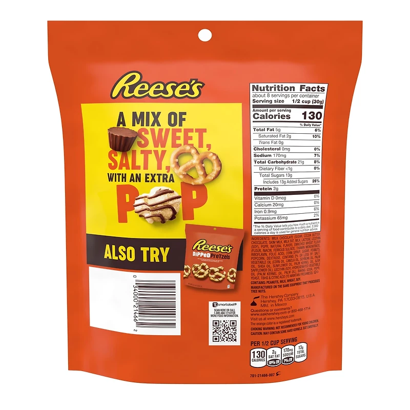 reese's popped snack mix 8oz
