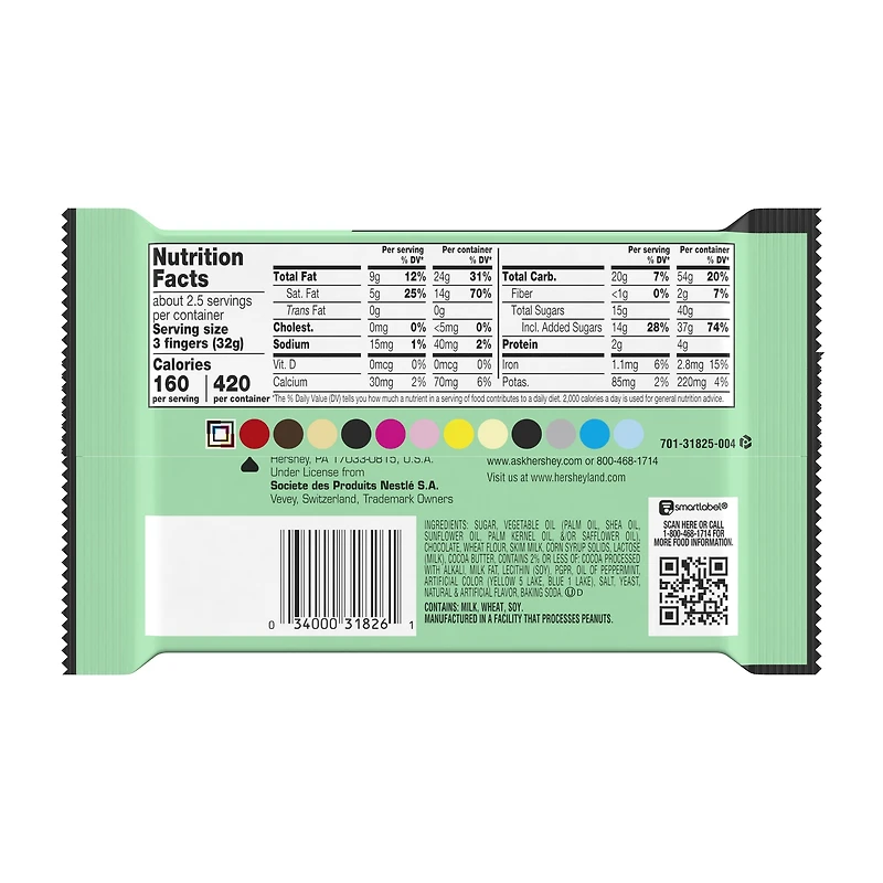 kit kat® duos mint + dark chocolate king size candy bar 3oz