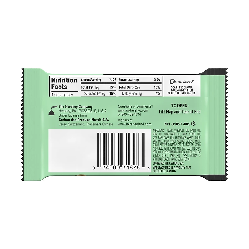 kit kat® duos mint + dark chocolate candy bar 1.5oz
