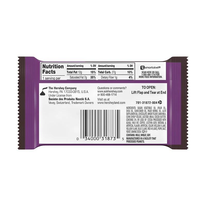 kit kat® duos mocha + chocolate candy bar 1.5oz