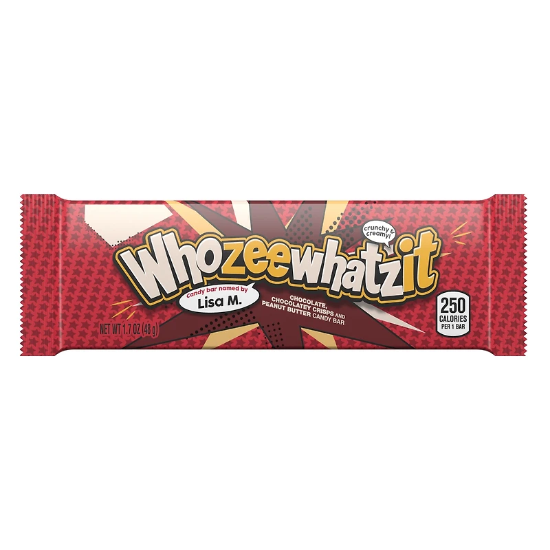 whozeewhatzit candy bar 1.7oz