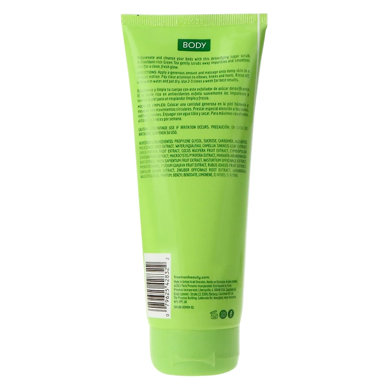 freeman® deep cleansing green tea body sugar scrub 6oz