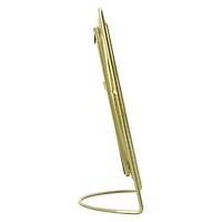 gold metal tabletop photo frame 4in x 6in