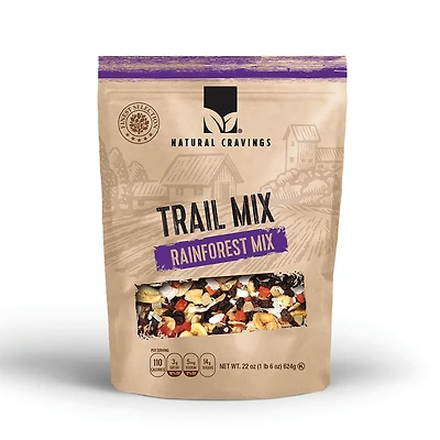 natural cravings® rainforest mix trail mix 22oz