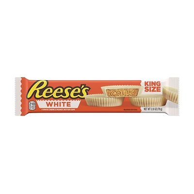 reese's white creme king size peanut butter cups 2.8oz