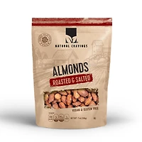natural cravings® almonds, roasted & salted 7oz