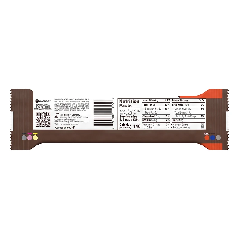 payday chocolatey covered peanut & caramel king size candy bar