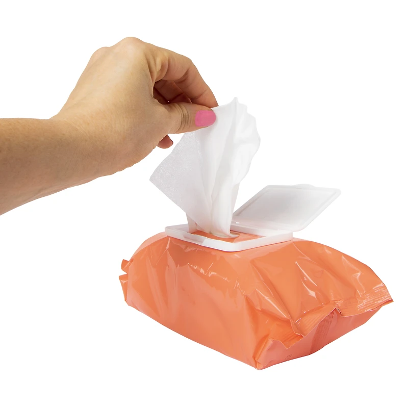 wags & wiggles multipurpose wipes for dogs 100-count pack - zesty grapefruit