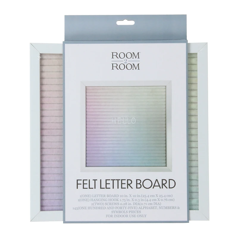 cafe letter board with letters 10in x