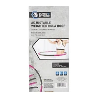 series-8 fitness™ adjustable weighted hula hoop