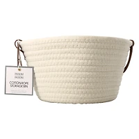 coiled rope storage basket 10in