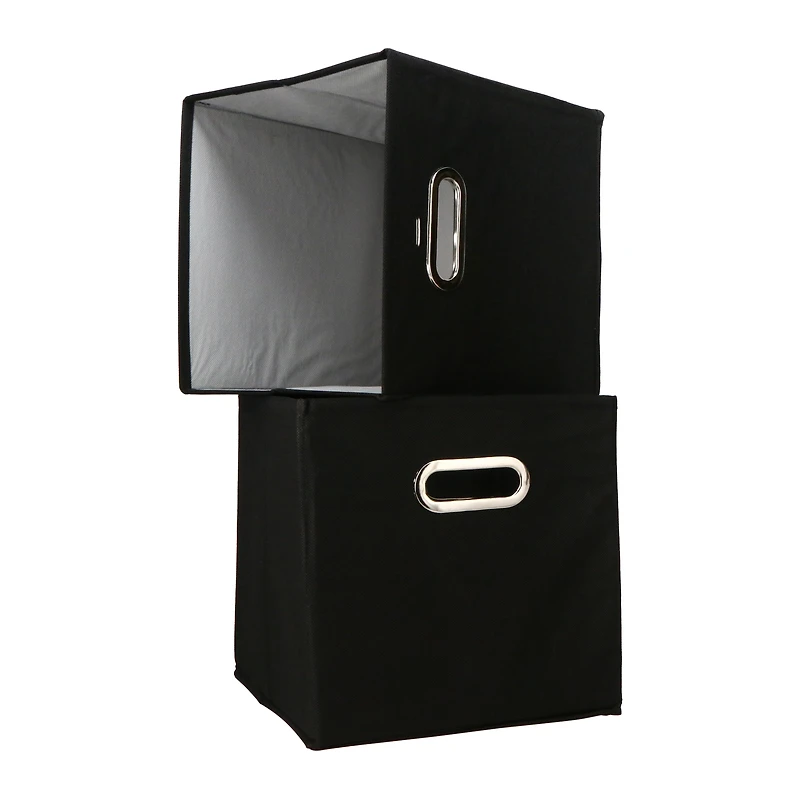 2-pack collapsible storage bins 10in x