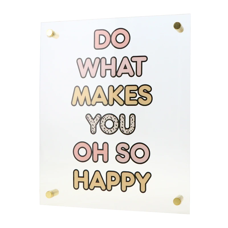 lightning bolt acrylic wall art 10in x 12in