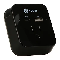 USB-A & USB-C wall plate charger 3.1 amp