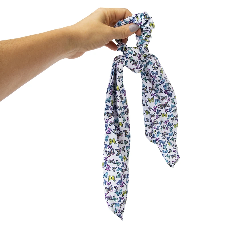 butterfly scarf scrunchie