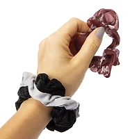 textured scrunchies 3-pack