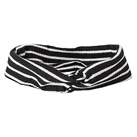 ribbed stripe headwrap