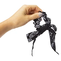 bandana bow scrunchie