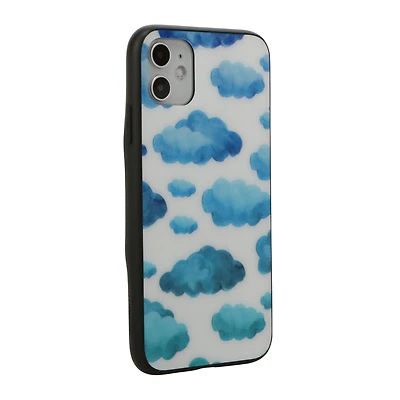 iPhone 11®/iPhone XR® tempered glass phone case - floral