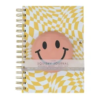 squishy happy face spiral journal 6.5in x 8.26in