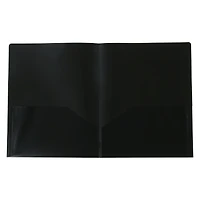 2-pocket poly folder