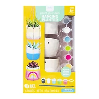 paint your own hanging planter DIY kit