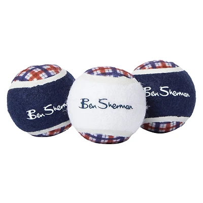 ben sherman® tennis ball dog toys 3-pack