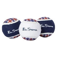 ben sherman® tennis ball dog toys 3-pack