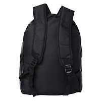 faux leather backpack 19in