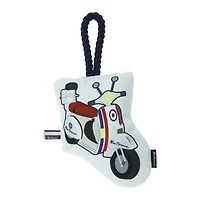 ben sherman® canvas scooter dog toy 14.5in x 7.5in