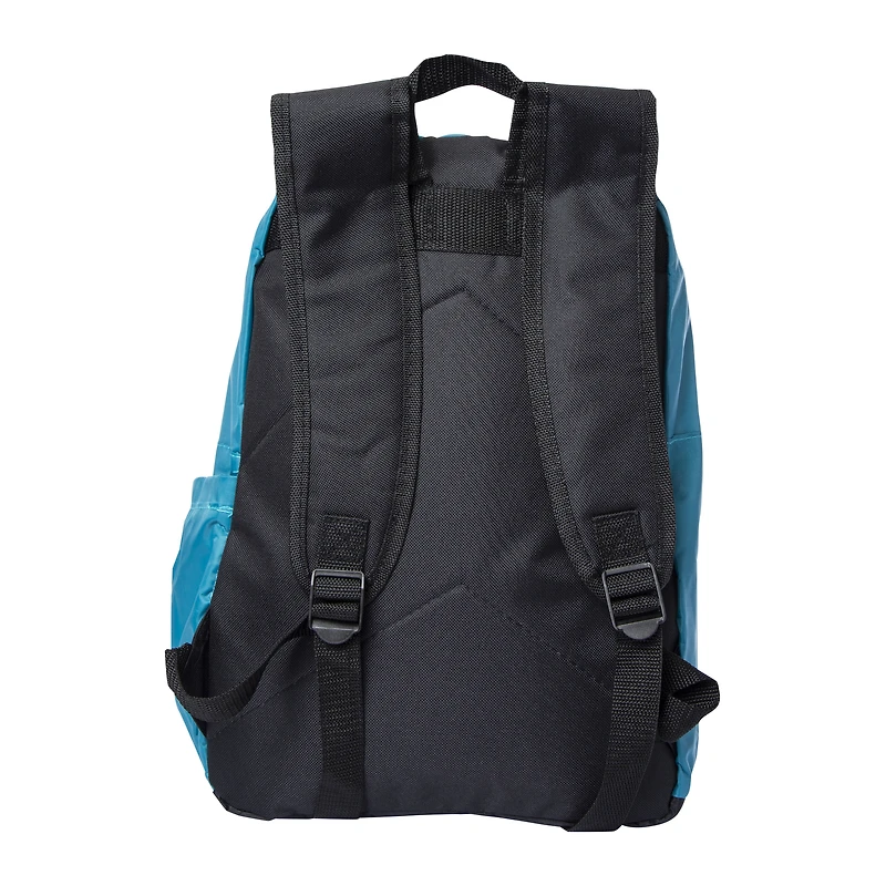 Asymmetrical Bungee Cord Blue Backpack
