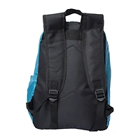 Asymmetrical Bungee Cord Blue Backpack