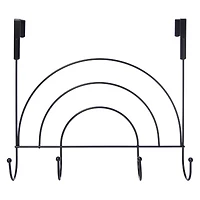 rainbow over-the-door hanging hook rack