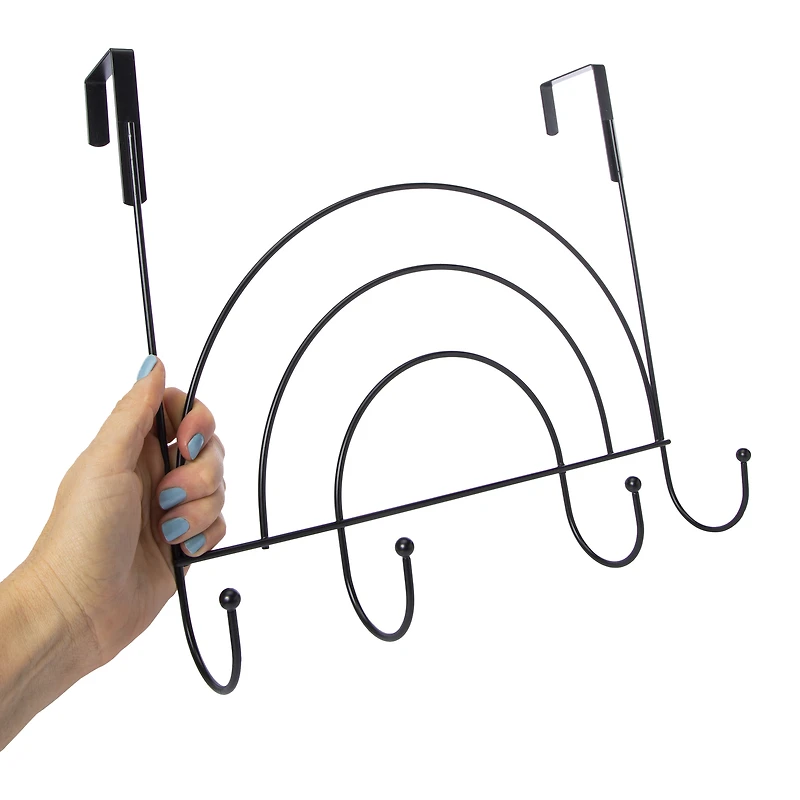 rainbow over-the-door hanging hook rack
