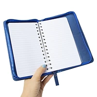 faux leather padded cover notebook 8.25in x 5.25in