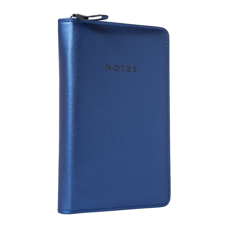 faux leather padded cover notebook 8.25in x 5.25in