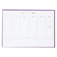 weekly planner desk pad 10.8in x 8.4in