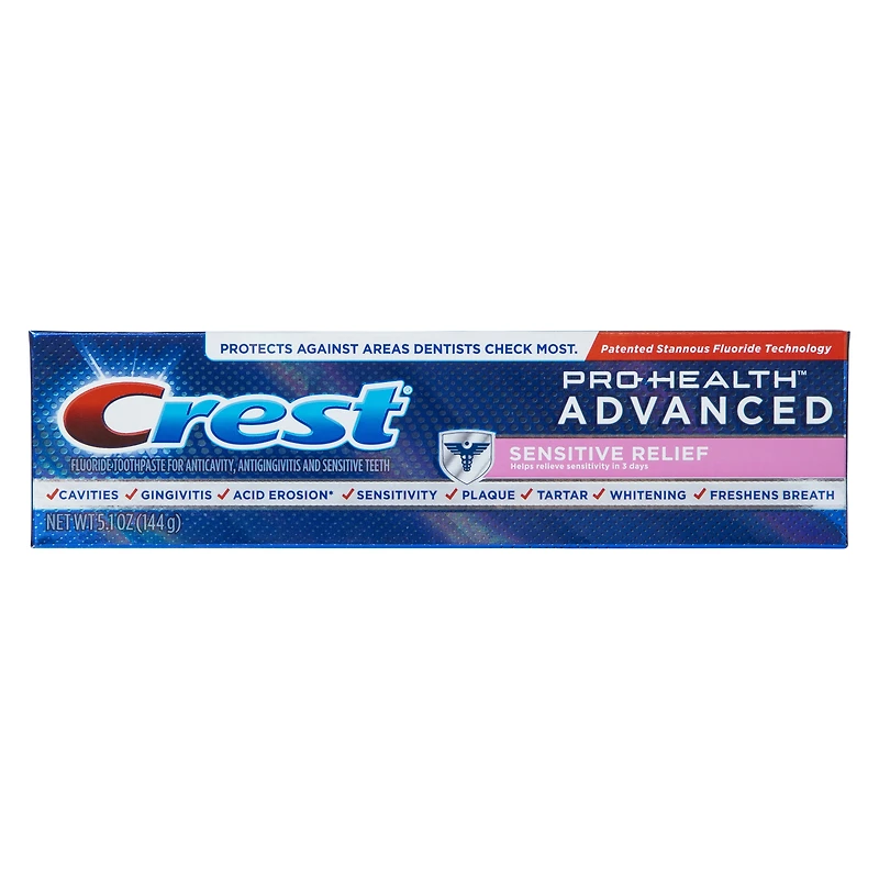 crest® prohealth™ advanced sensitive relief toothpaste 5.1oz