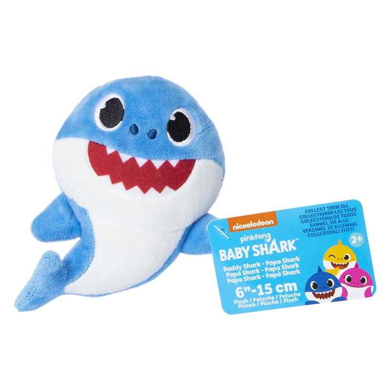 baby shark™ daddy shark plush toy 6in