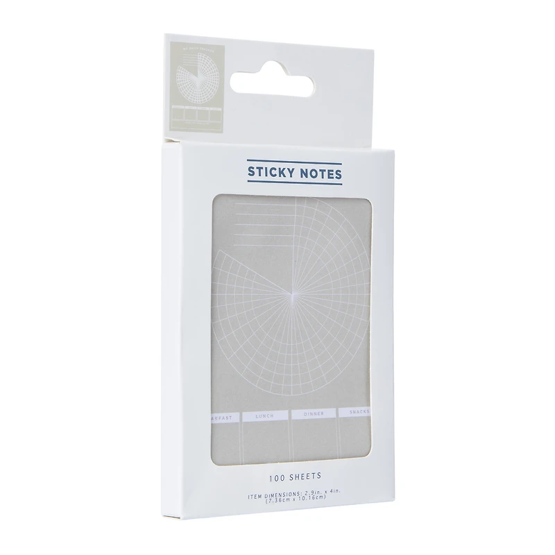 recycled sticky notes 100-sheet pad