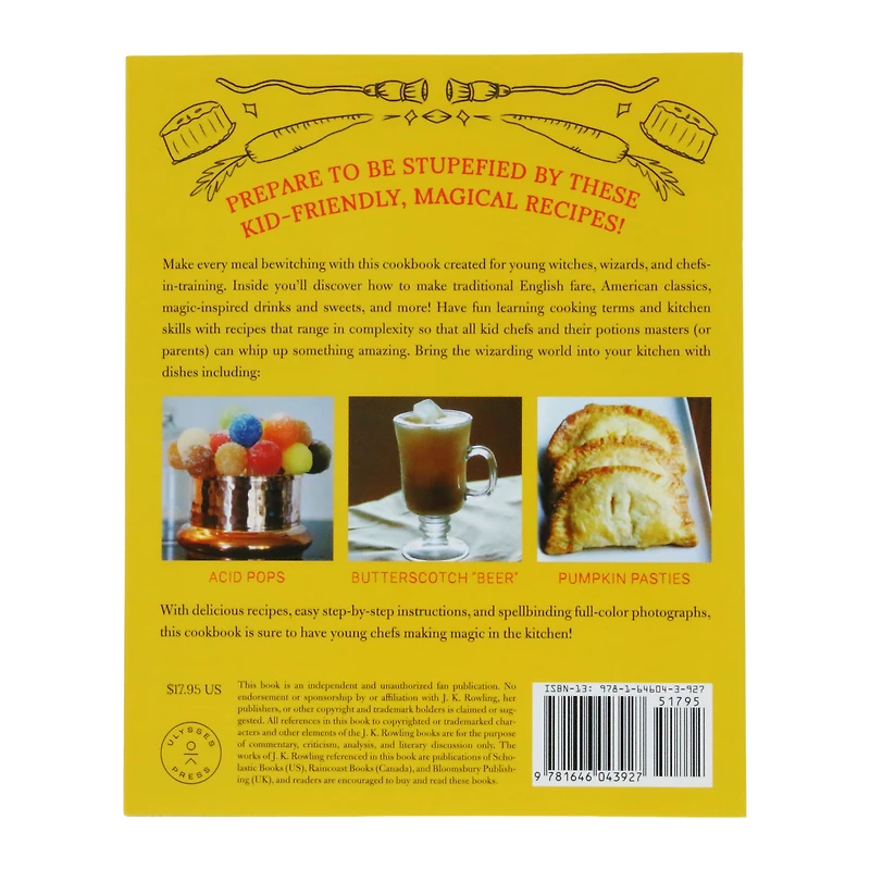 the unofficial hogwarts cookbook for kids