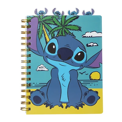 Disney Stitch tab notebook 8in x 6in
