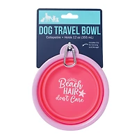 collapsible pet travel bowl 12oz