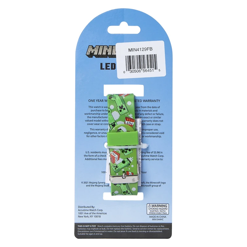 minecraft™ LED watch