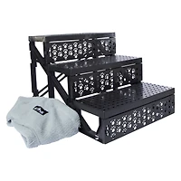 deluxe 3-step pet stairs 13.75in x 17.75in