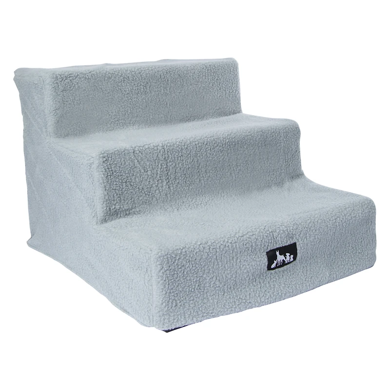 deluxe 3-step pet stairs 13.75in x 17.75in